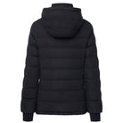 Garment shot of Moke - Lucy Cloud Touch Packable Down Jacket (LUCY) in the colour Black.