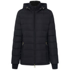 Garment shot of Moke - Lucy Cloud Touch Packable Down Jacket (LUCY) in the colour Black.