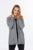 Native World - Merino & Possum Wrap Jacket (NB498)Silver
