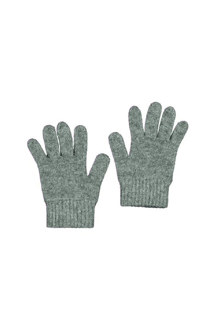 Possum and merino gloves in colour Mint