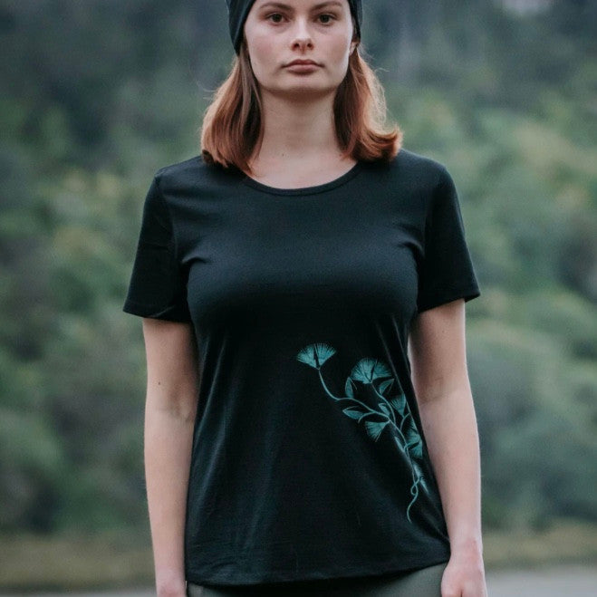 Women wearing top in Black