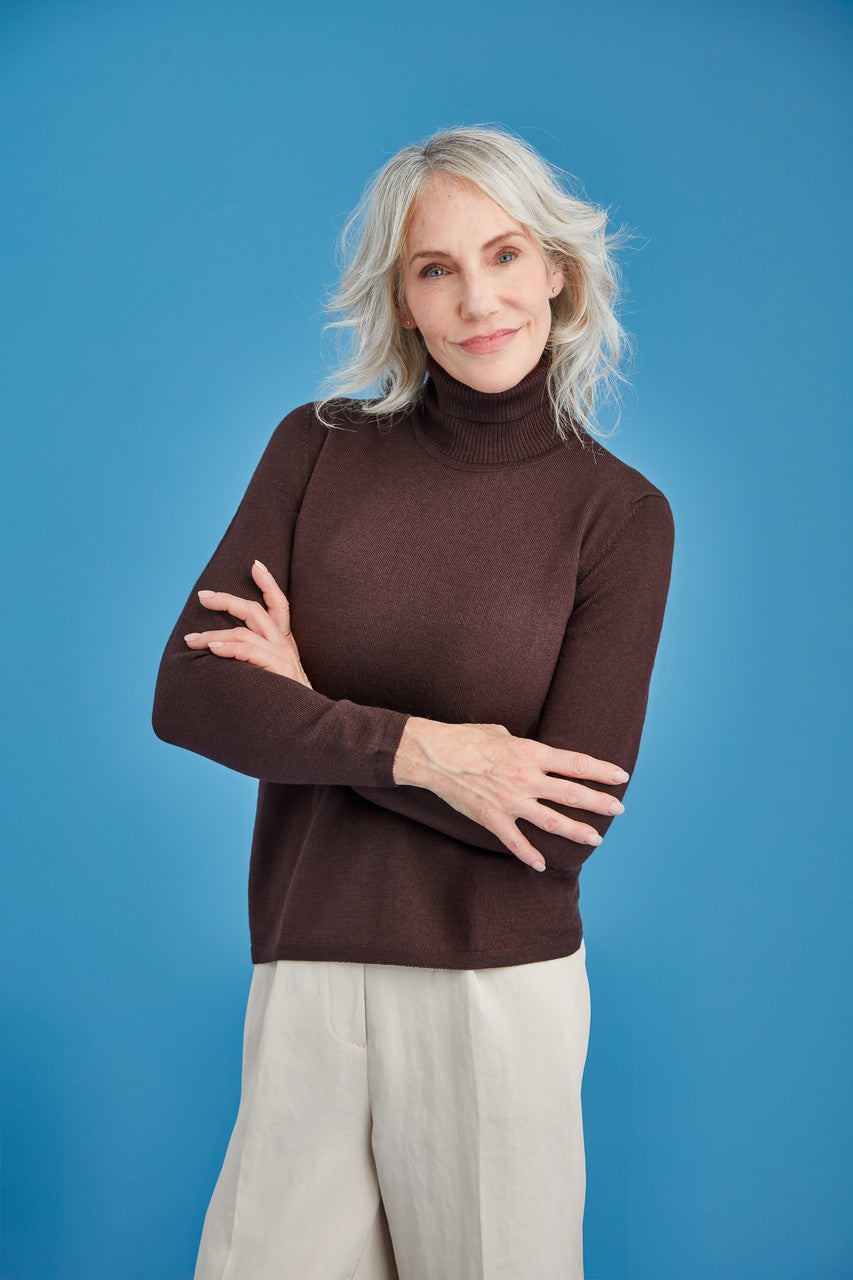 Royal Merino - 100% Merino - Classic Polo, Earth. 