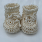 Sheepy Feet Crochet Bootee (SFCBTE)Cream