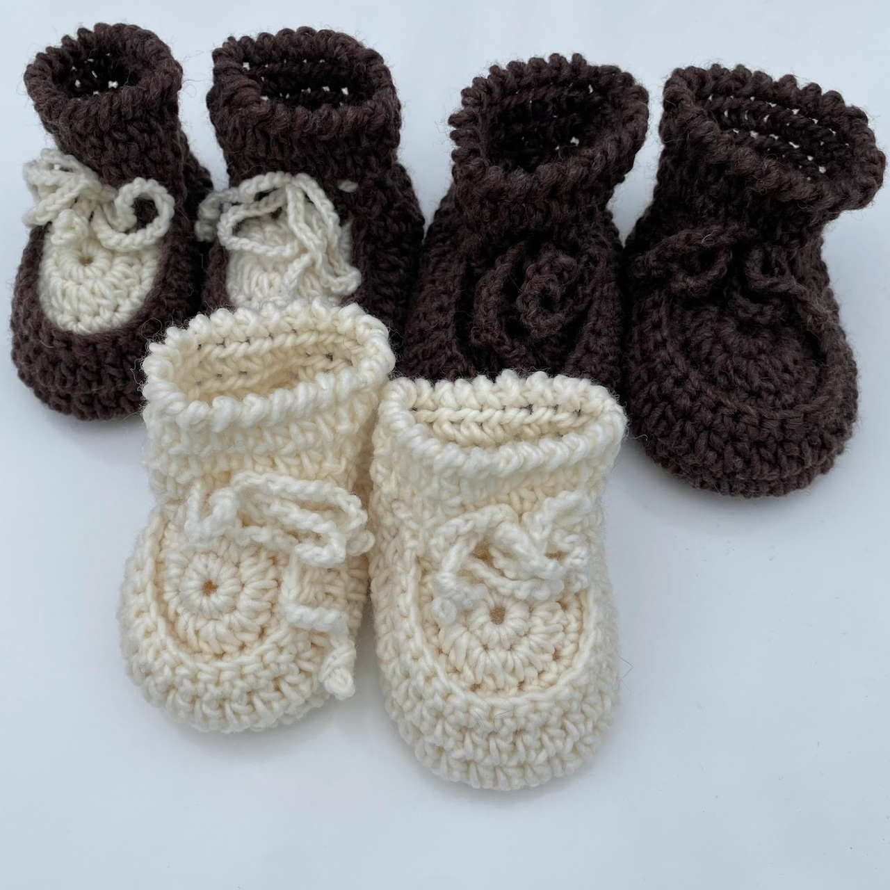 Sheepy Feet Crochet Bootee (SFCBTE)