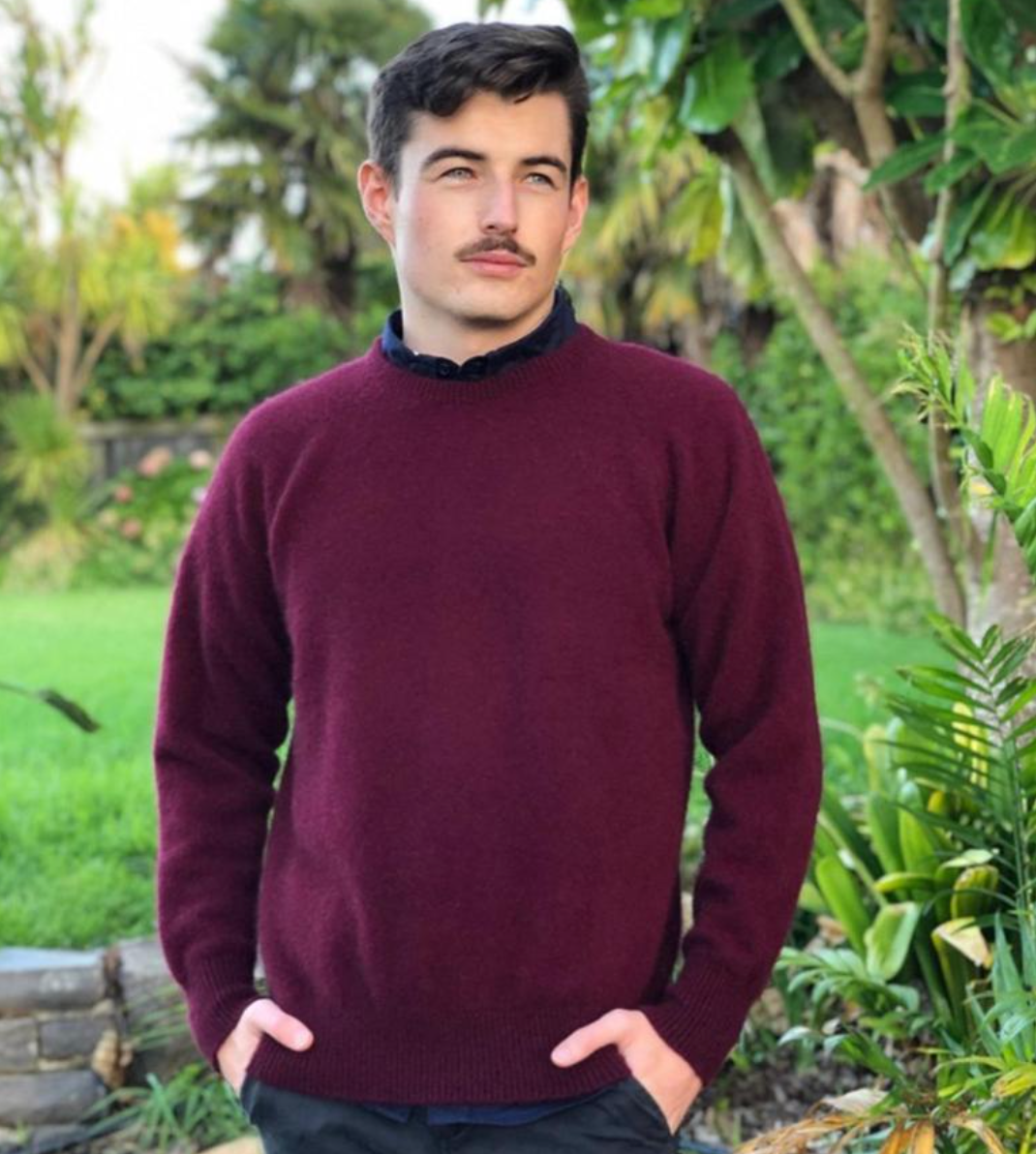 Lothlorian - Men's Crew Neck Jumper (9812) Pinot