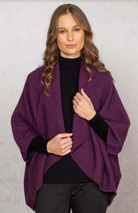 Noble Wilde - Merino & Possum Longline Wrap (NW3082) Twilight