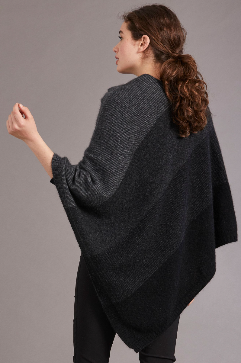 McDonald - Merino & Possum Ombre Poncho (5010)