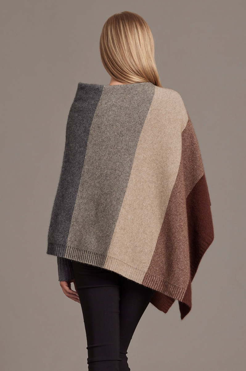 McDonald - Merino & Possum Ombre Poncho (5010)