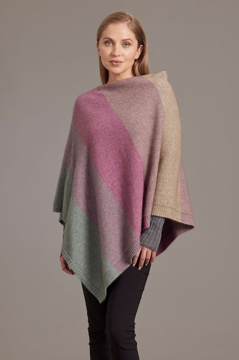 McDonald - Merino & Possum Ombre Poncho (5010)