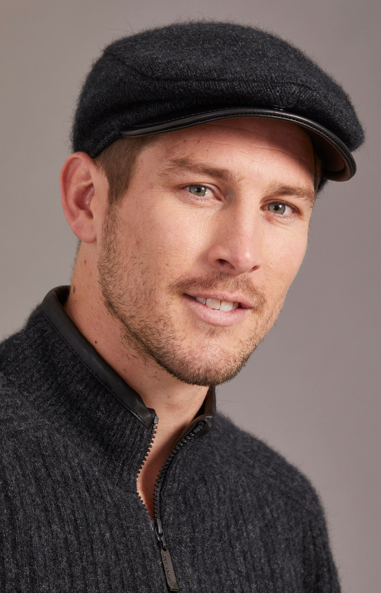 McDonald Merino - Possum Cheesecutter with Lambskin Peak (608)