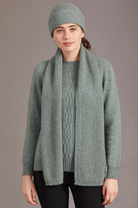 McDonald - Possum & Merino Fine Ribbed Scarf (671)