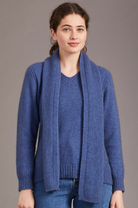 McDonald - Possum & Merino Fine Ribbed Scarf (671)