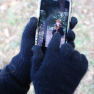 Lothlorian - Merino & Possum Conductive Glove (9907GLOVES)Black