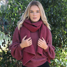 Lothlorian - Bias Scarf (9876)Orchid/Raspberry