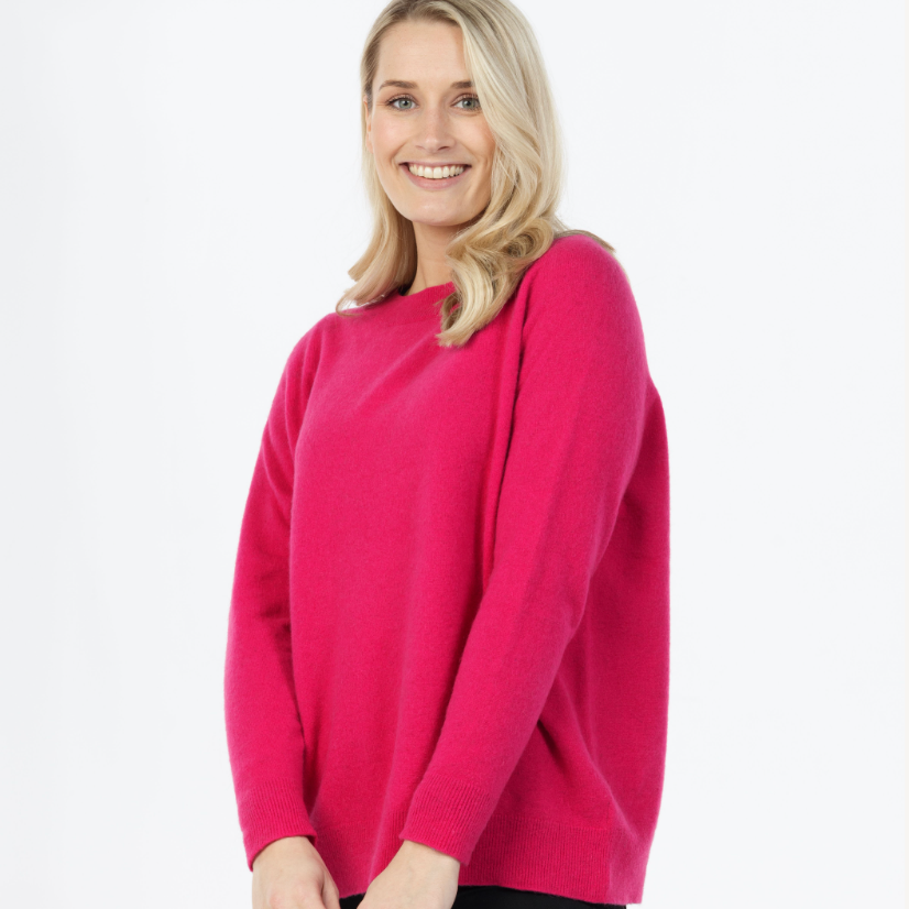 Native World - Merino & Possum Lounge Sweater (NB816)Peony