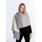 Native World - Merino & Possum Travel Wrap (NE815)Natural Stripe