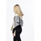Native World - Merino & Possum Travel Wrap (NE815)Natural Stripe