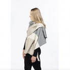 Native World - Merino & Possum Travel Wrap (NE815)Natural Stripe