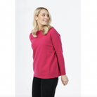 Native World - Merino & Possum Lounge Sweater (NB816)Peony