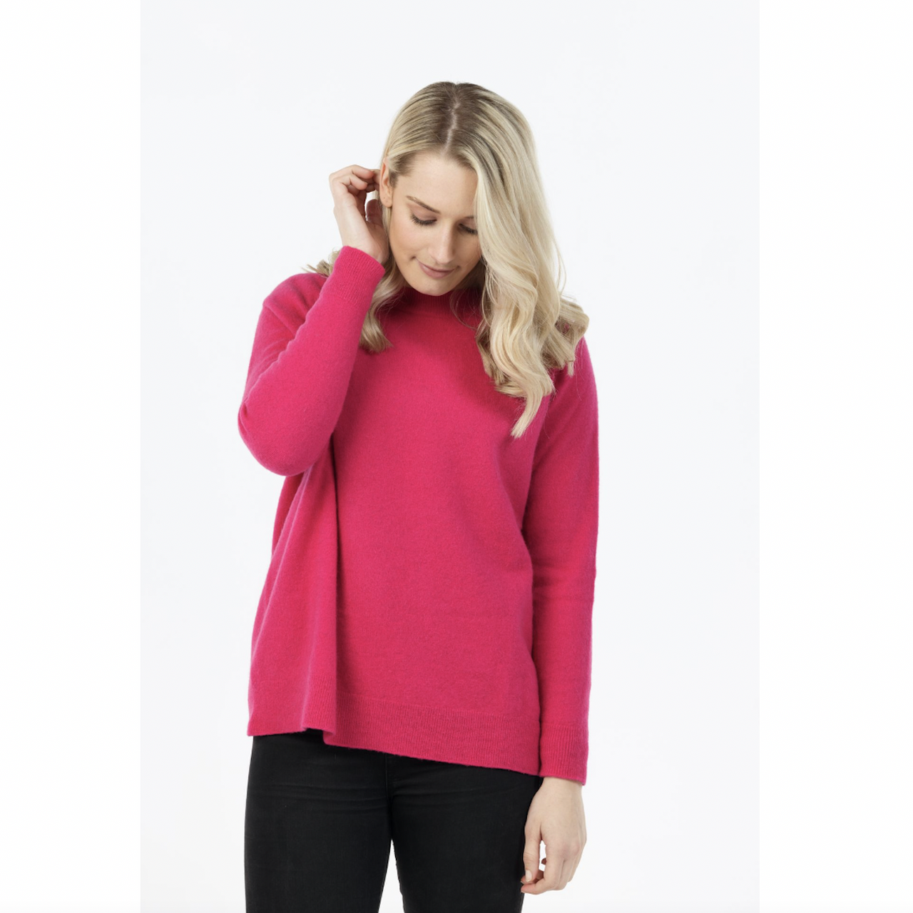 Native World - Merino & Possum Lounge Sweater (NB816)Peony
