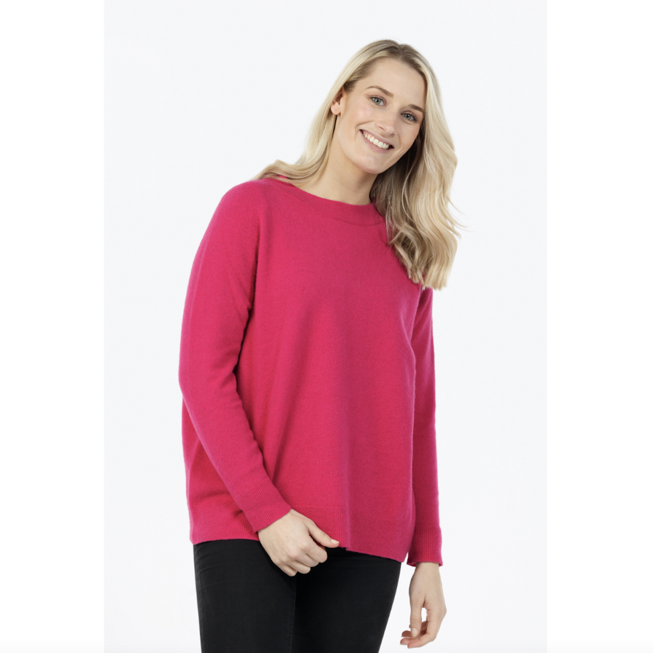 Native World - Merino & Possum Lounge Sweater (NB816)Peony
