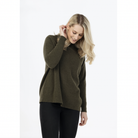 Native World - Merino & Possum Lounge Sweater (NB816)Fern