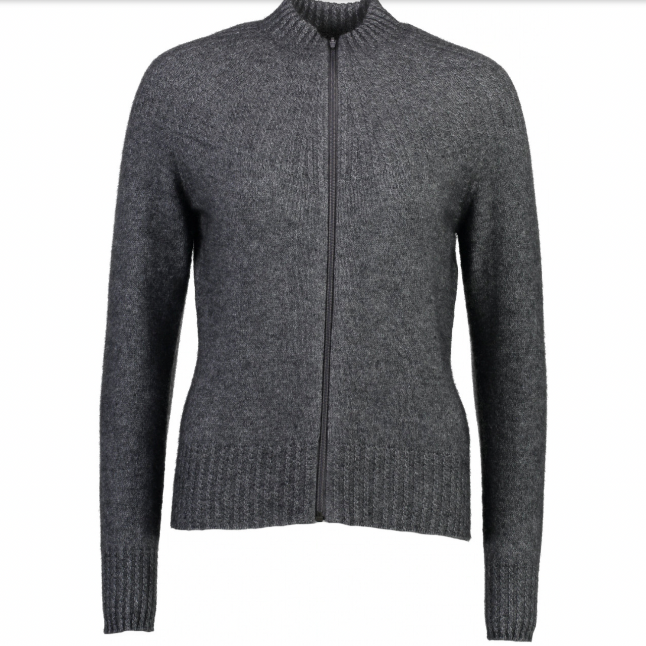 McDonald - Yolk Neck Cable Jacket (5018)Pewter