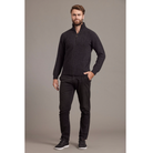 McDonald - Possum & Merino Rib Front Jacket (6602/)Charcoal
