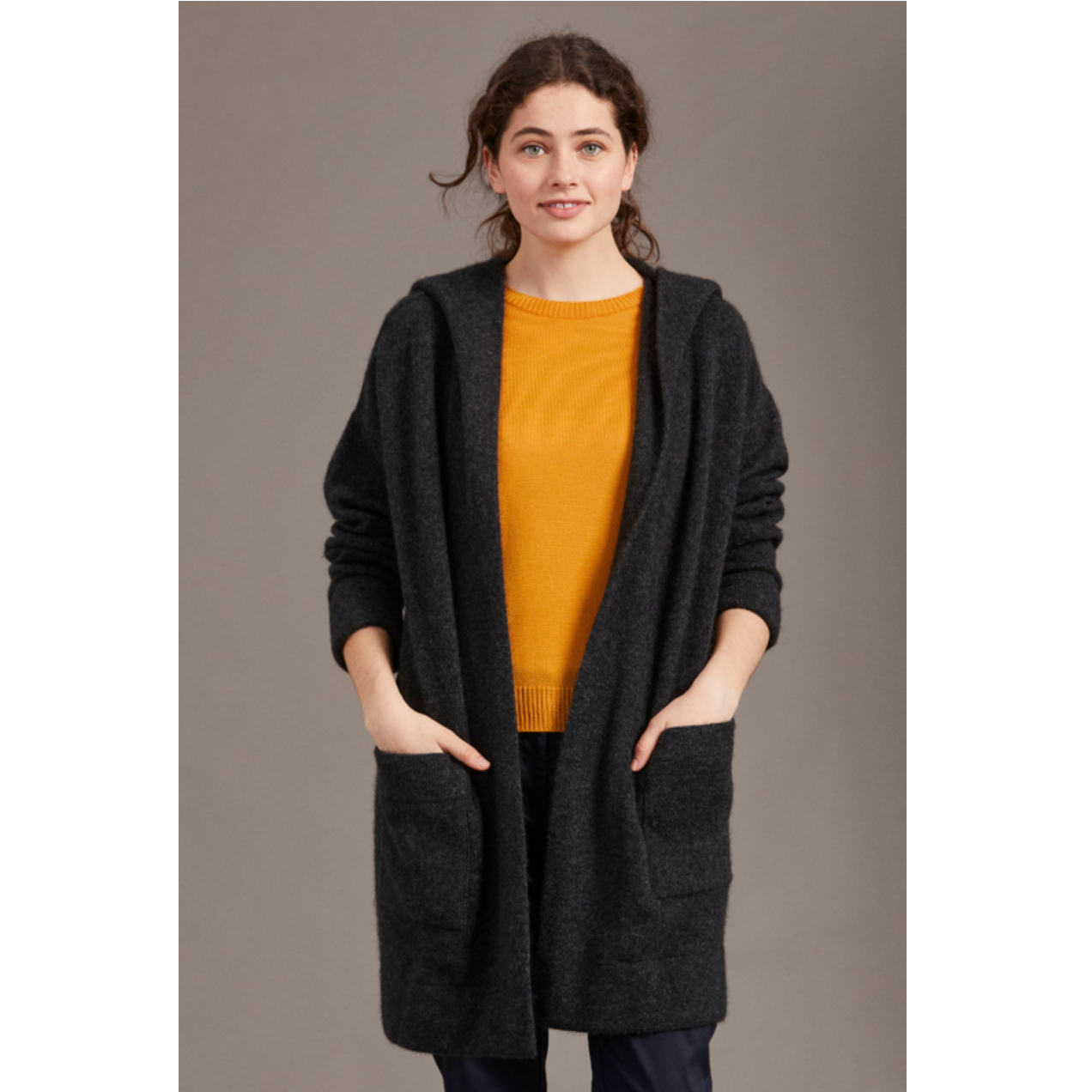 McDonald - Merino & Possum Oversized Hood Jacket (5013)