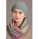 McDonald - Merino & Possum Cable Beret (6020)Mint