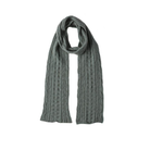 Merino and Possum Cable Scarf in colour Mint