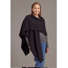 McDonald - Possum & Merino Split Front Cape (616)
