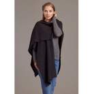 McDonald - Possum & Merino Split Front Cape (616)