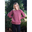 Lothlorian - Plain Crew Neck Sweater (9936)Orchid