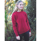 Lothlorian - Plain Crew Neck Sweater (9936)Red