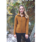 Lothlorian - Merino -Possum Rangitoto Cable Jacket (9774) in the colour Gold
