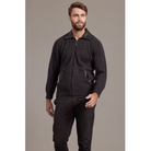 McDonald - Possum & Merino Lambskin Collar Jacket -Charcoal