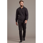 McDonald - Possum & Merino Lambskin Collar Jacket -Charcoal