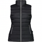MOKE - 90/10 Packable Down Emily Peplum Vest (EMILYVEST)Black