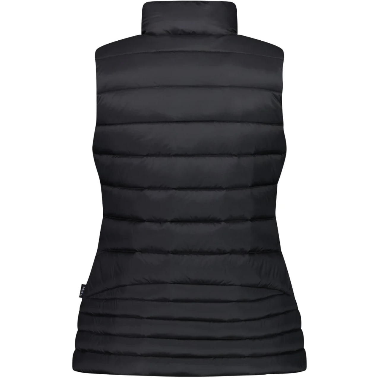 MOKE - 90/10 Packable Down Emily Peplum Vest (EMILYVEST)Black