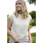 Lothlorian - Alpaca Plain Crew Neck Vest (ALP075)Natural