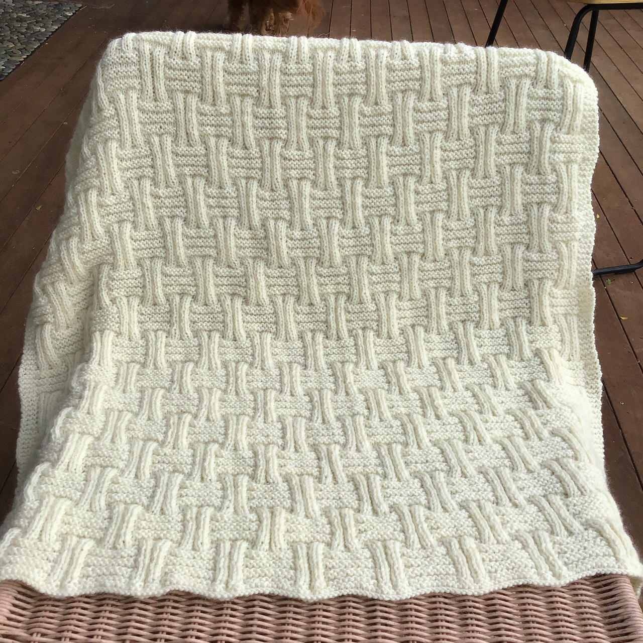 Crucci - Basket Weave Blanket Knitting Kit (CrucciBK)