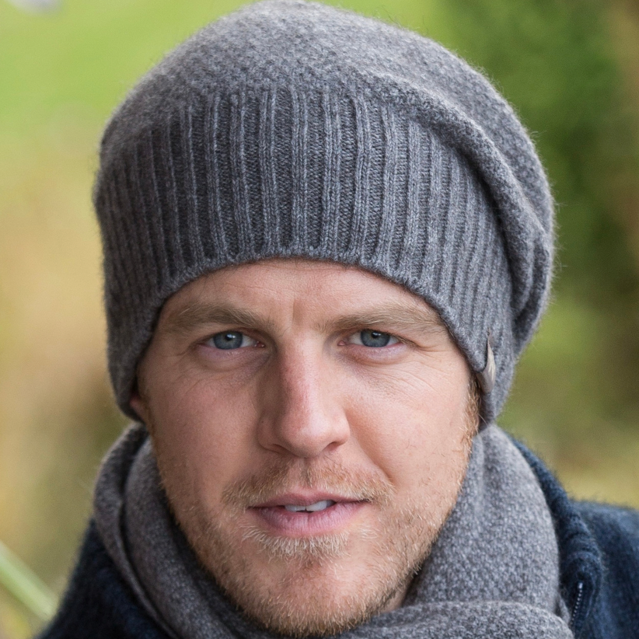 Noble Wilde - Merino & Possum Moss Baggie Beanie