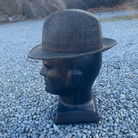 Hills Hats - English Wool Tweed Trilby Hat (9500)Warrington Charcoal