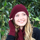 Lothlorian - Merino & Possum Dash Beret (9715)-Pinot