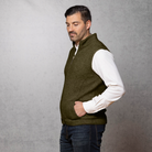 Avoka - Noble Wilde - Merino & Possum Men's Gilet Zip Vest (NW1066)
