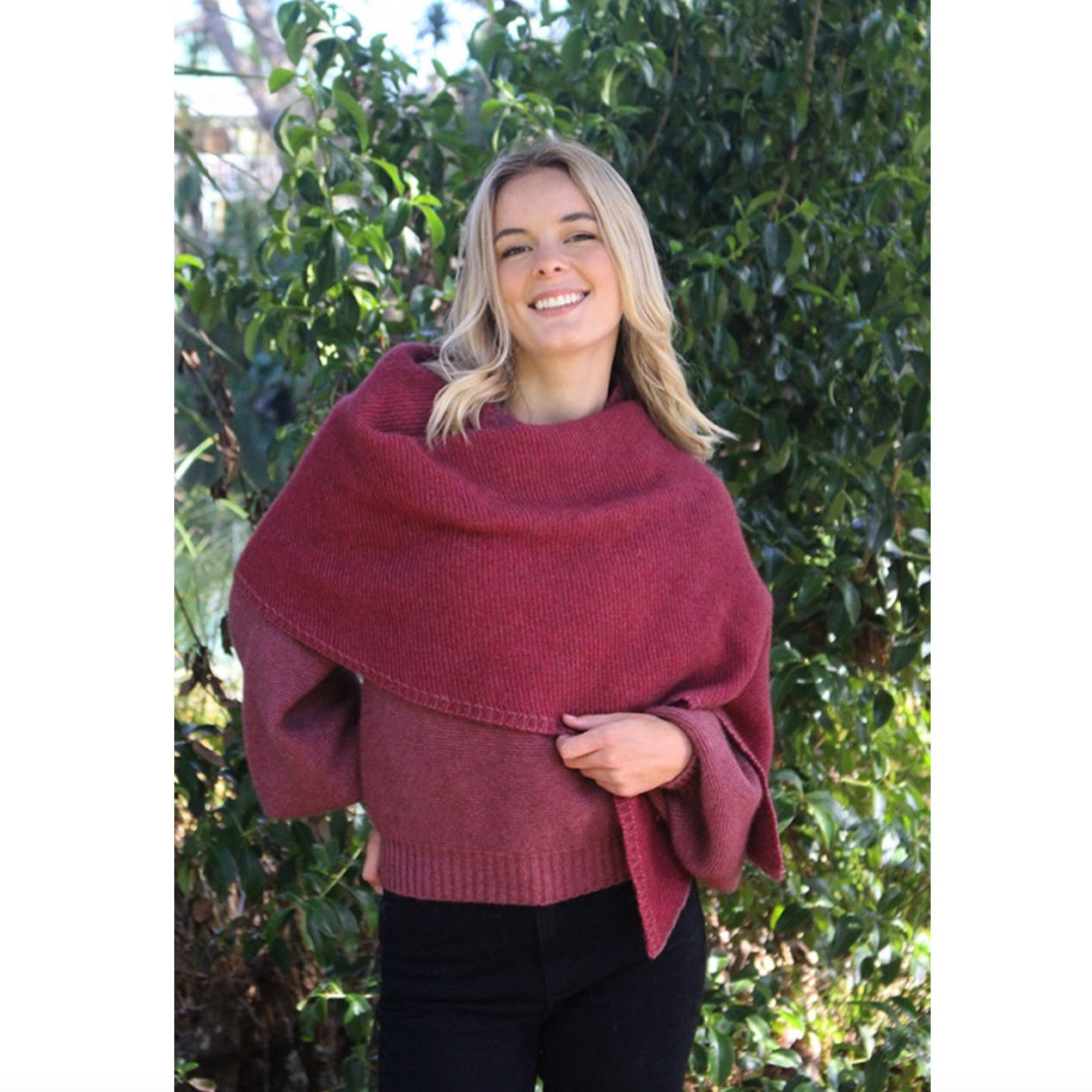 Lothlorian - Bias Scarf (9876)Orchid/Raspberry