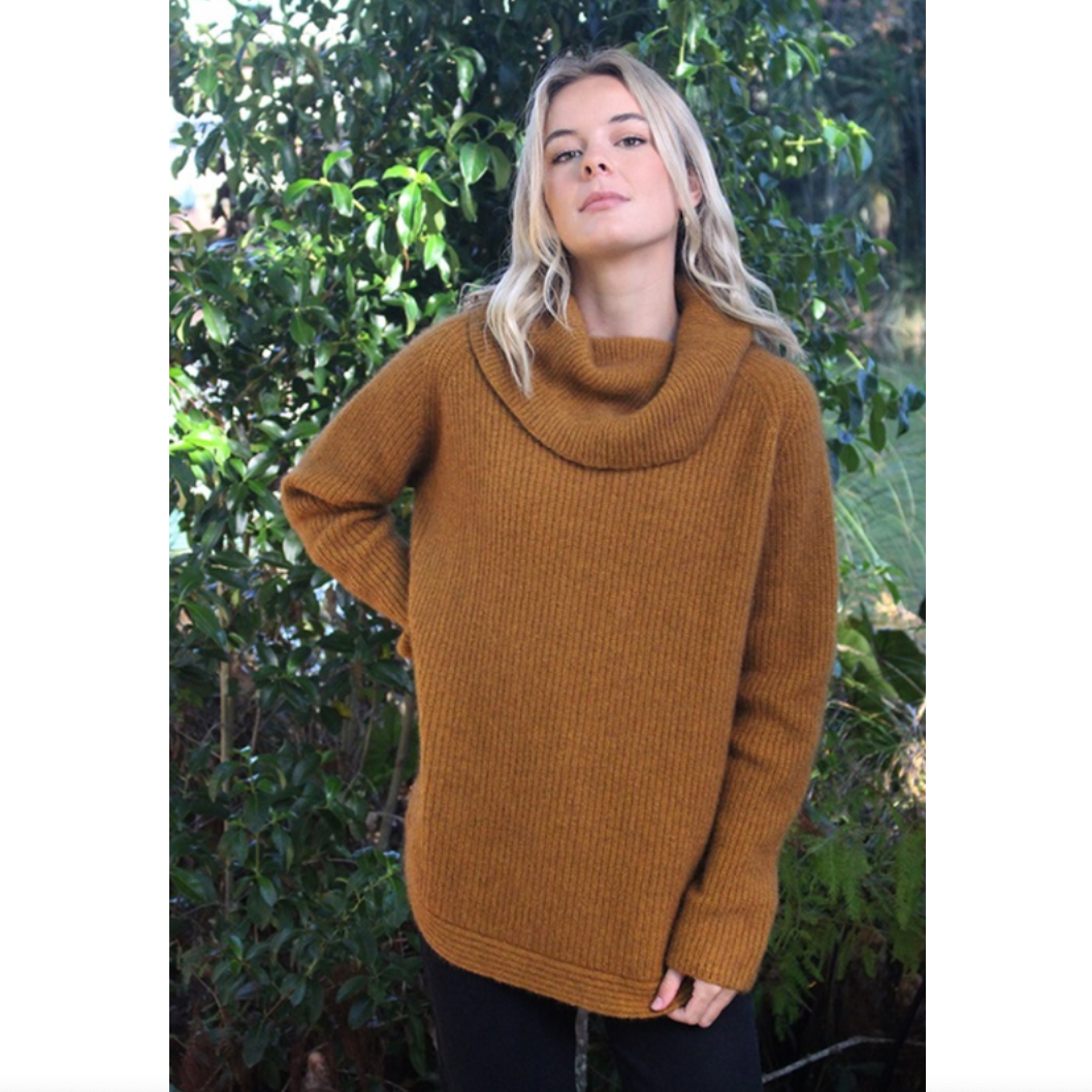Lothlorian - Stratus Cowl Neck Jumper (9784)Gold