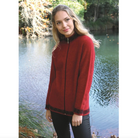 Lothlorian - Motif Zip Cardigan Red