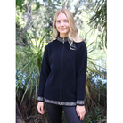 Lothlorian - Motif Zip Cardigan Black